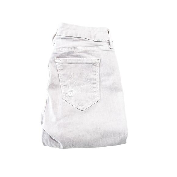 Mother The Looker Crop Sexy Just Walked Into Town Blush Dye Rose Denim Jean SZ24 - Picture 1 of 9
